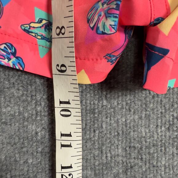 Chubbies Kids 12-18 The Raptor Trainers Swim Trunk Pink Jurassic Park Drawstring - Picture 10 of 10